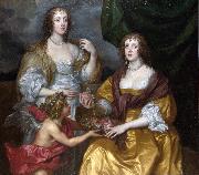 Anthony Van Dyck Lady Elizabeth Thimbelby and her Sister oil painting reproduction